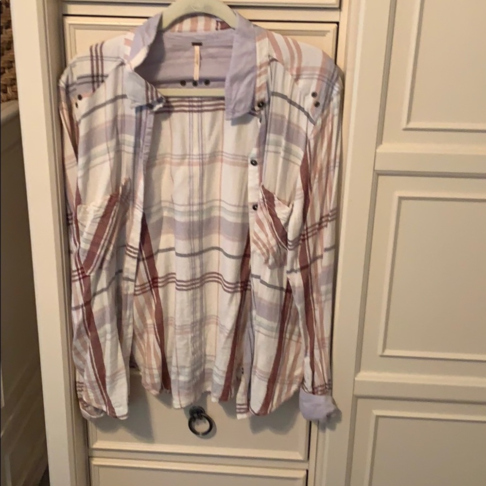 Free People light-weight flannel